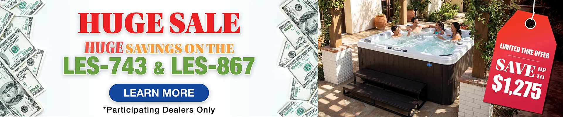 Calspas hot tub being used in a family setting - Notodden